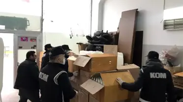 Bursa'da kaçak maske ve dezenfektan operasyonu: 5 gözaltı