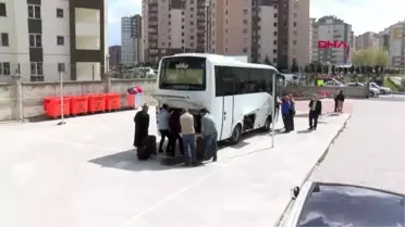 Kayseri'de umreden dönenler tahliye edildi