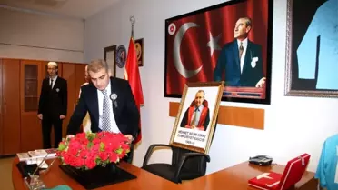 Şehit Savcı Kiraz, makam odasında anıldı