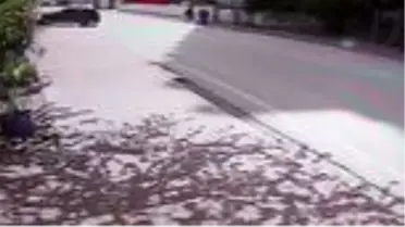 Otomobil evin bahçesine devrildi: 2 yaralı