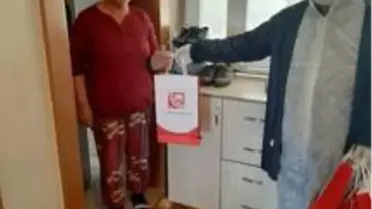 Lalapaşa Belediyesi evlere hijyen seti dağıttı