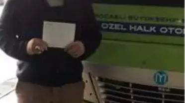 Otobüs şoförü 1 haftalık kazancı ile 'Biz Bize Yeteriz Türkiye' dedi