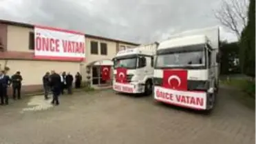 İşçiler ağlayarak Kolonya yüklü tırları uğurladı