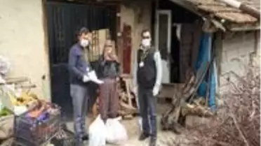 Yaşlı ve kronik rahatsızlığı olanlara 'Hijyen Seti' dağıtıldı