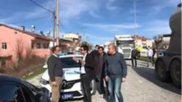 Kaymakam Köroğlu yol kontrol çalışmalarını denetledi