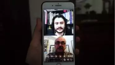 Sanatçı Alparslan Babaoğlu, canlı yayında ebru sanatını anlattı