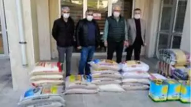 Kent konseyi 1 ton gıda da yardımda bulundu