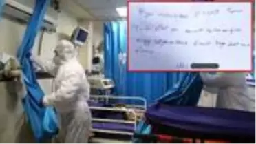 Korona hastasının uyanır uyanmaz yazdığı not, doktorları ağlattı