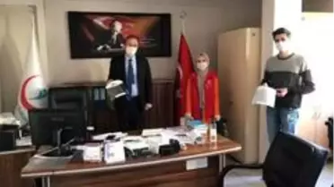 Kdz.Ereğli Gençlik Merkezin'den sağlık çalışanlarına siper maske desteği