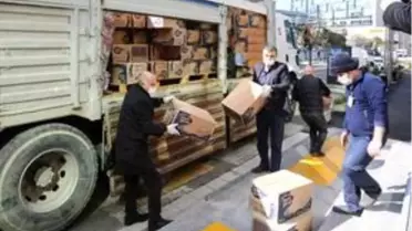 Maltepe Belediyesi ilçedeki 2 kamu hastanesine malzeme gönderdi