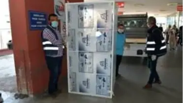 Çiğli Belediyesinden temassız numune kabini üretimi