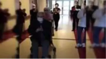 Mustafakemalpaşa'nın ilk korona virüs hastası taburcu oldu