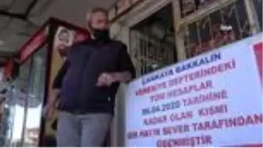 Gizemli hayırsever bu defa Uşak'ta ortaya çıktı.