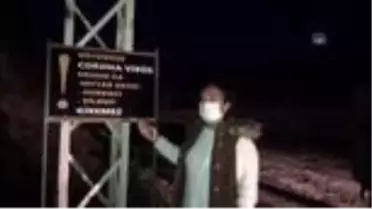 Kırıkkale'de kadın muhtardan koronavirüs önlemi