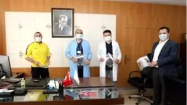 Talas'tan sağlıkçılara koruyucu siperlik
