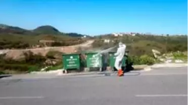 Kdz. Ereğli'de sokak ve caddeler köpüklü su ile yıkanıyor