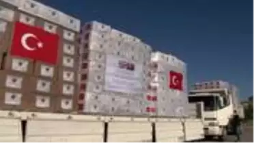 İngiltere'de hükümet üzerindeki baskıyı azaltmak için Türkiye'den gidecek 84 tonluk yardım kesinleşmeden duyurdu