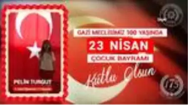 Şehit polis memurunun 7 yaşındaki kızı 23 Nisan'ı kutladı