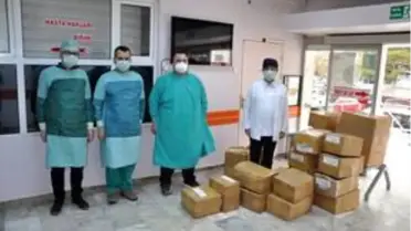 Yozgatlı iş insanı Şahin'den doktorlara hediye