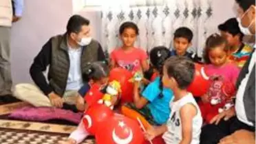 Akçakale'de çocuk bayramı evlerde kutlandı
