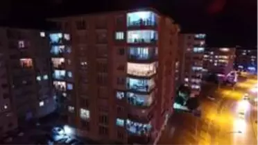 Malatya'da 23 Nisan coşkusu evlerde yaşandı