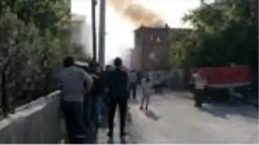 Soma ilçesindeki yangında 2 daire kullanılamaz hale geldi