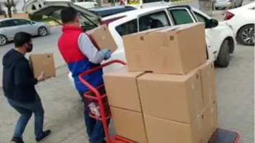 Muş'ta Hayırda Buluşanlar Topluluğu'ndan ihtiyaç sahibi ailelere ramazan yardımı