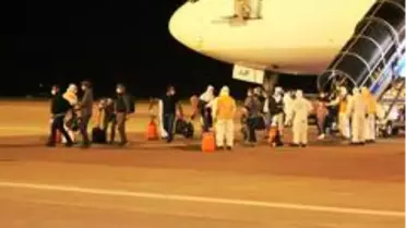 Tanzanya ve Kenya'dan getirilen 272 Türk vatandaşı Samsun'da karantinaya alındı