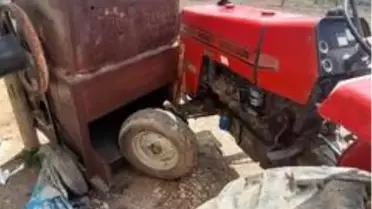 Tamir etmek istediği traktör üzerinden geçen kişi can verdi