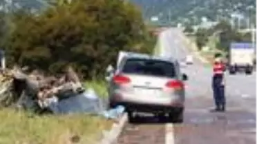 Cip ile otomobil çarpıştı: 1 ölü, 1 yaralı