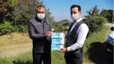 Karantinadaki mahalleye gıda desteği