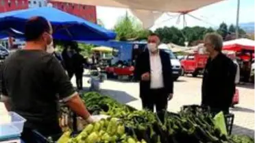 Başkan Mutlu Işıksu pazarları gezdi