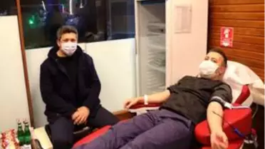 Kaymakam ve Belediye Başkanından kan bağışı kampanyasına destek