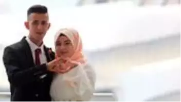 Koronavirüs nedeniyle sokağa çıkma yasağına takılan 19 yaşındaki gelin, özel izinle evlendi
