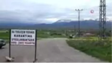Nişan merasiminden sonra mahalle karantinaya alındı