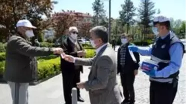 Havza Belediyesi'nden yaşlılara Borel ve maske