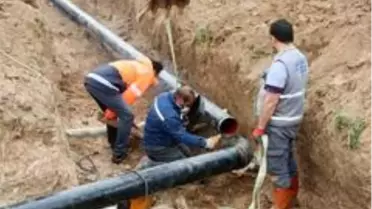 Elazığ'da içme suyu ana terfi hattı yenileneme çalışması
