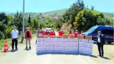 Kızılay karantinadaki Karaağaç Mahallesini unutmadı