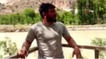 Serinlemek için canını hiçe sayıp asma köprüden Çoruh Nehrinin sularına böyle atladı