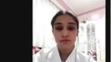 Karate sporcuları video konferans ile bir araya geldi