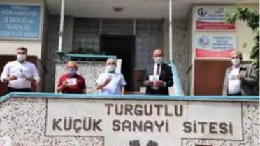 Başkan Akın'dan sanayi esnafına maske desteği