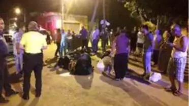 Otomobil ile sepetli motosiklet çarpıştı: 4 yaralı