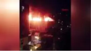 İran'ın başkenti Tahran'da yangın