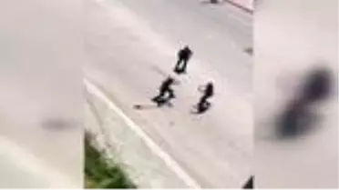 Polise kürekle saldıran zanlı gözaltına alındı