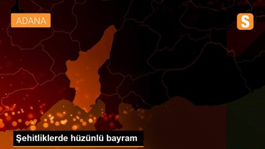 Şehitliklerde hüzünlü bayram