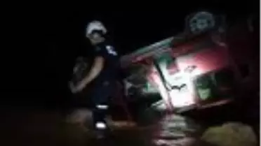 Araç köprüden uçtu, kadın sürücü öldü