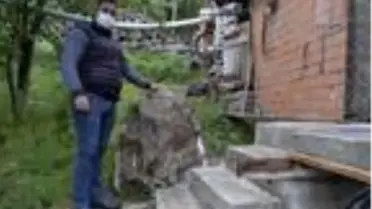 Kaya düşmesi korkusuyla yaşıyorlar