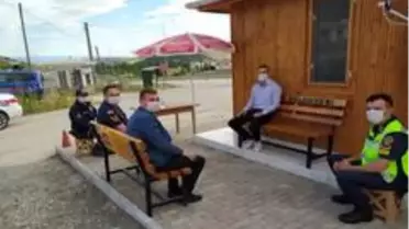 Kaymakam Eligül, kontrol noktalarını denetledi