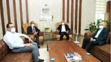 Başkan Güder ve Karataş yatırımları görüştü