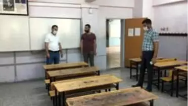 LGS öncesi sınav salonları uygun hale getiriliyor